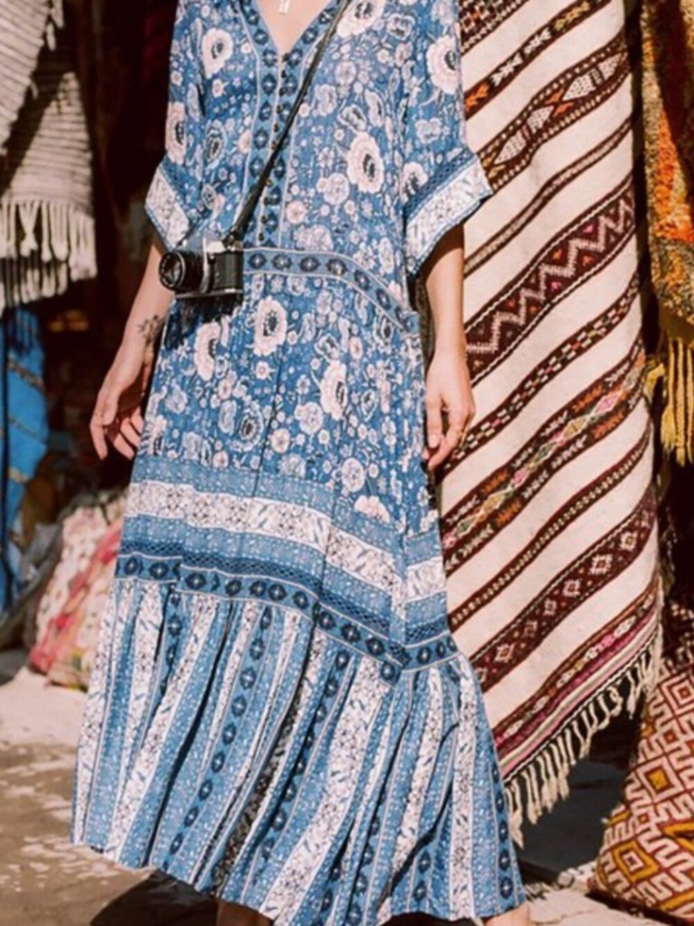 Spell Zahara Midi Dress Size S